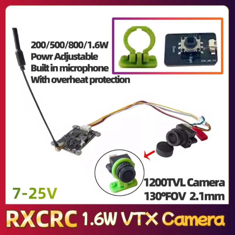 RXCRC 5.8G Module 48CH 1.6W VT - Fpv Drone Transmitter ulasan dan harga