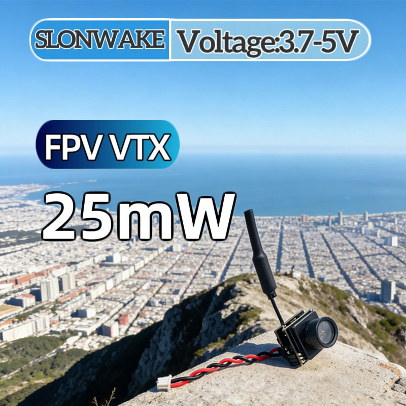 SLONWAKE FPV 25mW power simula - Fpv Drone Transmitter ulasan dan harga