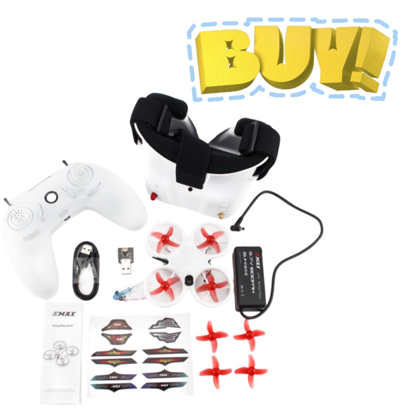 EMAX EZ Pilot 82MM Mini 5.8G I - Fpv Drone Goggles ulasan dan harga