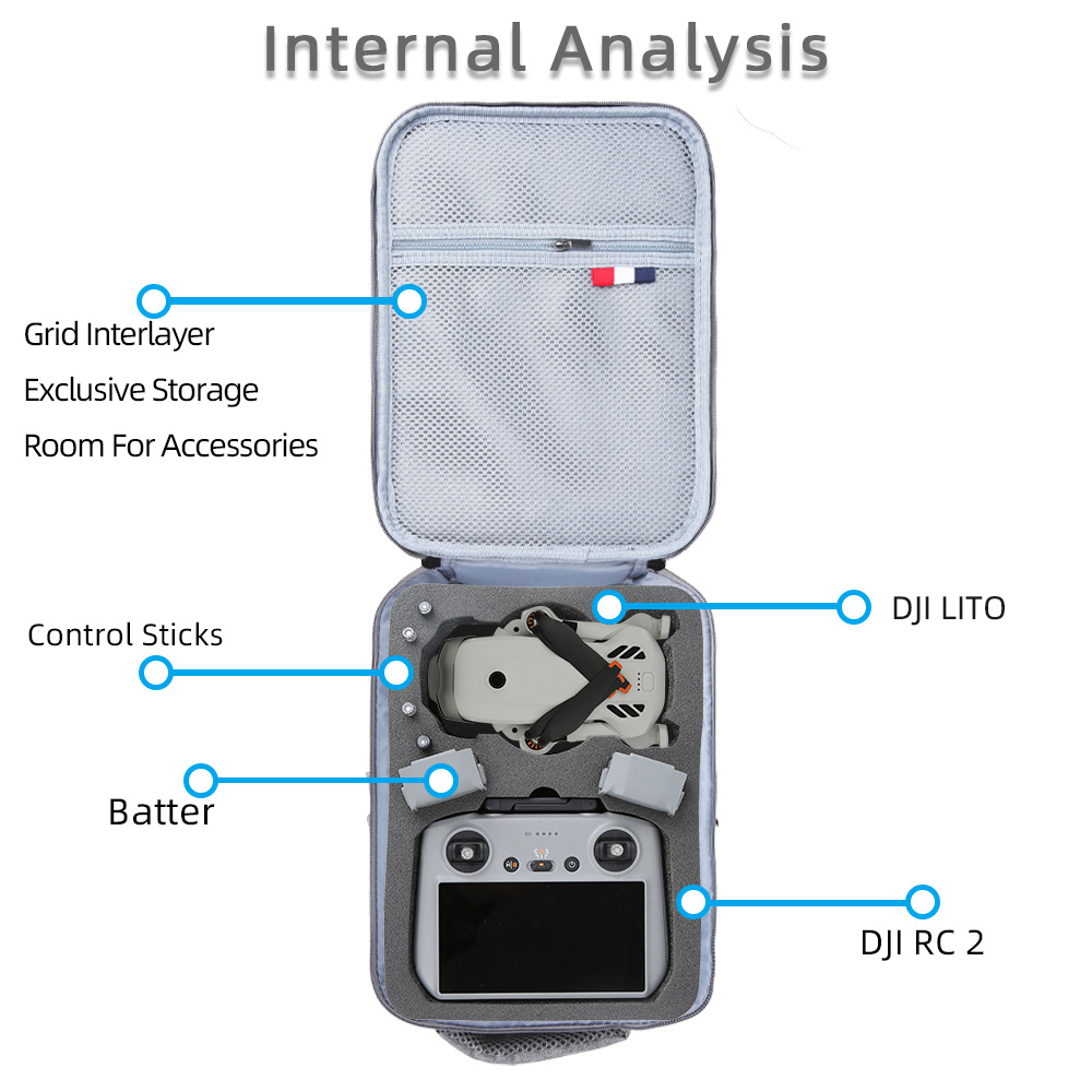 For DJI Lito 1/Lito X1 Portabl - Fpv Drone Bag ulasan dan harga